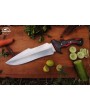 Almazan® Stainless Steel Hunting Knife - Durable Outdoor Tool with Color Wood Handle