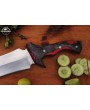 Almazan® Stainless Steel Hunting Knife - Durable Outdoor Tool with Color Wood Handle