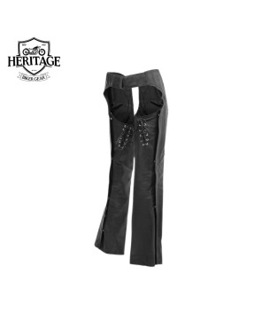 Premium Women's Leather Chaps - 1.1-1.2mm Drum Dye Naked Cowhide