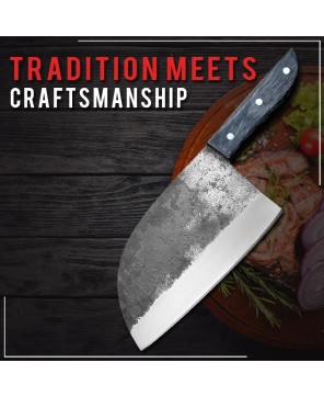 Almazan® Serbian Style Chef Knife - Wood Handle