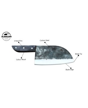 Almazan® Serbian Style Chef Knife - Wood Handle