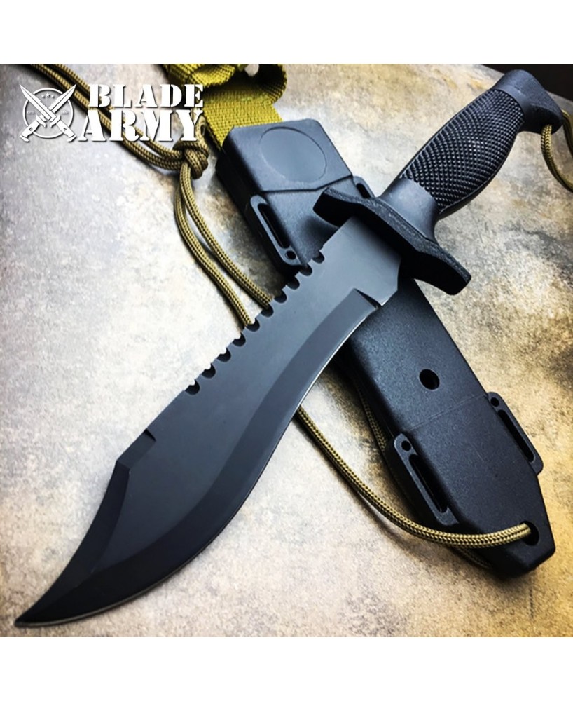 Stainless Steel Hunting Knife with Quick Deployment - Durable Blade