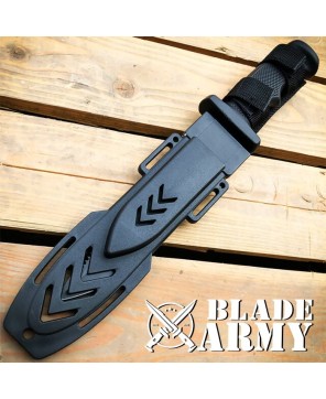 Tactical Survival Bowie Knife - Durable Stainless Steel Blade