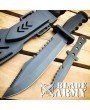 Tactical Survival Bowie Knife - Durable Stainless Steel Blade