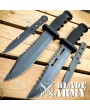 Tactical Survival Bowie Knife - Durable Stainless Steel Blade