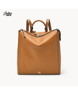 Leather Sew Best Brown Leather Backpack for Women