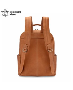 The Gallatin Genuine Leather Backpack.