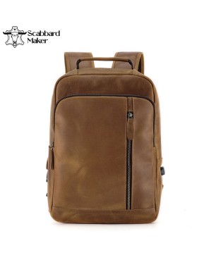 The Square Genuine Leather Backpack.