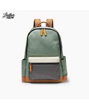 Stylish Leather Men's Backpack - Modern & Functional