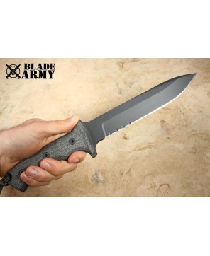 Blade Army Green Beret Tactical Survival Fixed Blade Knife