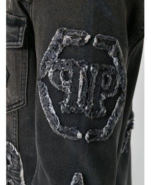 BB Skull Denim Jacket by Philipp Plein