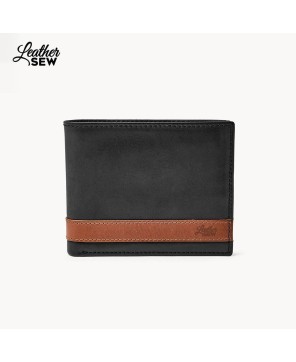 Flip ID Bifold Wallet For Man by Leather Sew