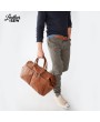 Defender Duffle Leather Travel Bag by Leather Sew