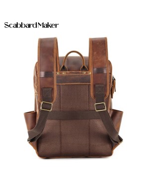 The Compact Genuine Leather Backpack.