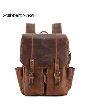 The Compact Genuine Leather Backpack.