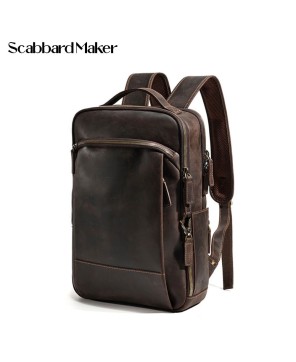 The College Genuine Leather Backpack.