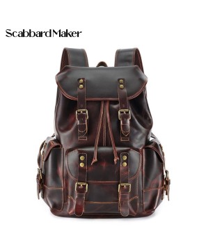 The Wax Genuine Leather Backpack.