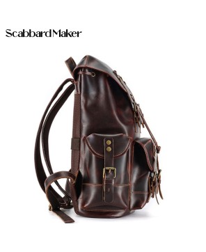 The Wax Genuine Leather Backpack.