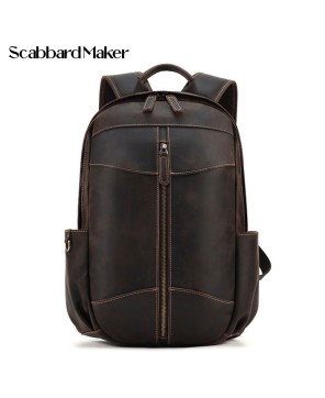 The Sector Genuine Leather Backpack.