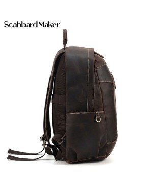 The Sector Genuine Leather Backpack.