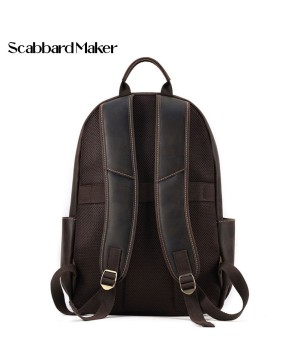 The Sector Genuine Leather Backpack.