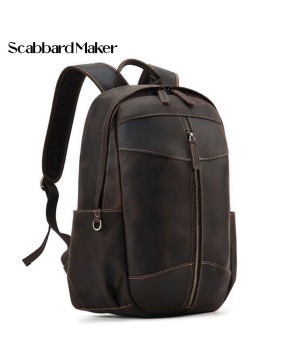 The Sector Genuine Leather Backpack.