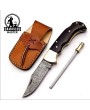 6.5 Inch Handmade Damascus Pocket knife for Men Folding Knife with back lock