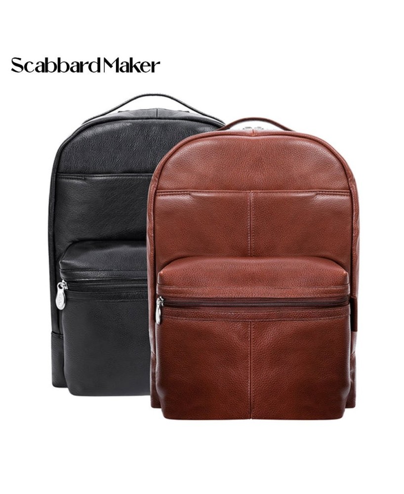 The Parker Genuine Leather Backpack.