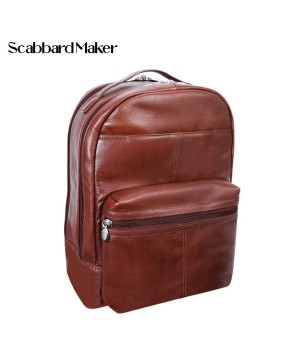 The Parker Genuine Leather Backpack.