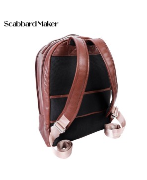 The Parker Genuine Leather Backpack.