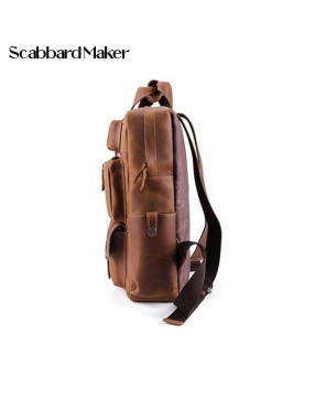 The Organizer Genuine Leather Backpack.