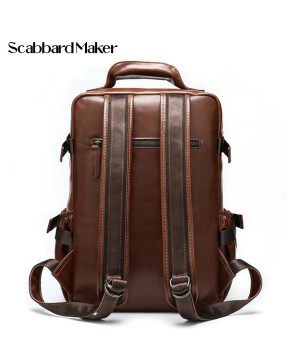 The Haversack Genuine Leather Backpack.