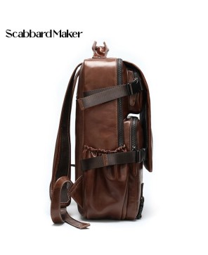 The Haversack Genuine Leather Backpack.