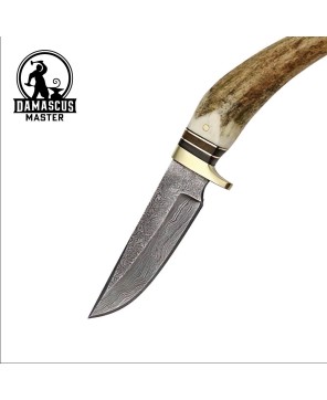 Custom Handmade Buck Spike Fixed Blade Knife