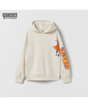 Naruto Shippuden Ecru Hoodie