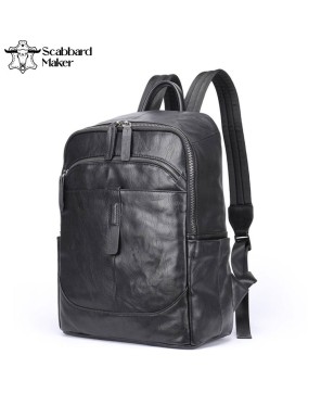 The Casual Genuine Leather Backpack.