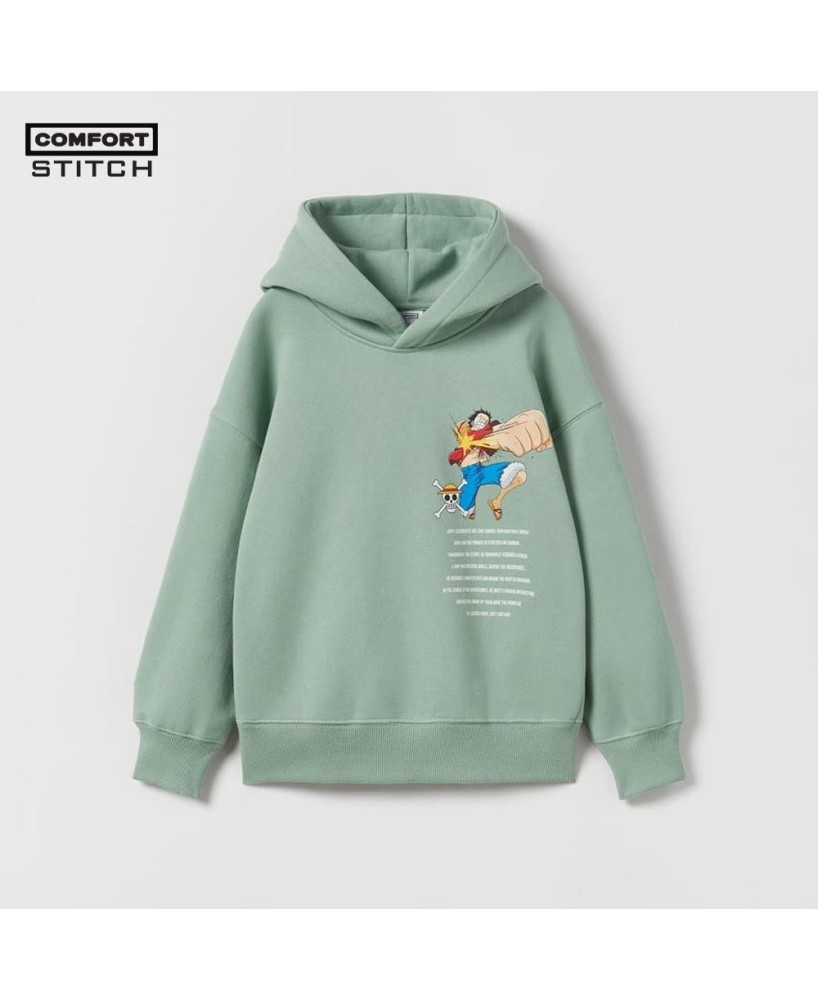 One Piece Green Hoodie