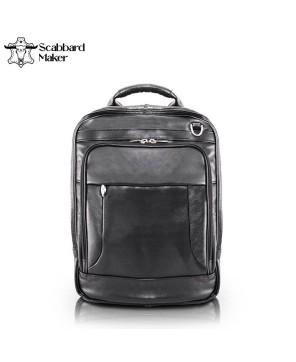 The Lincoln Park Genuine Leather Backpack.