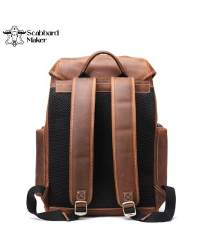 The Rucks Genuine Leather Backpack.