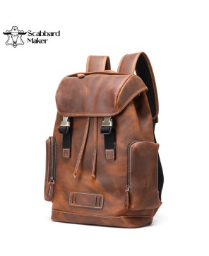 The Rucks Genuine Leather Backpack.