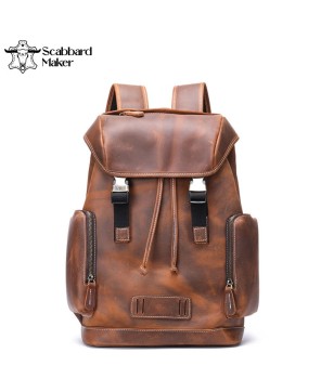 The Rucks Genuine Leather Backpack.