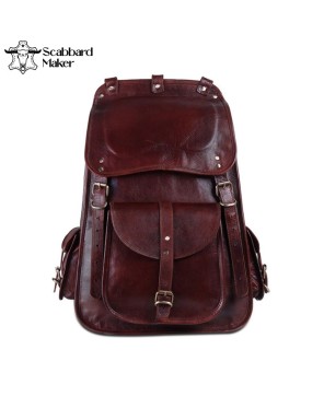 The Western Genuine Leather Backpack.