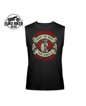 Racing Vintage Cafe Racer Sleeveless Graphic Tanktop - Euro Biker Gear