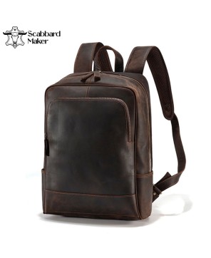 The Schooler Genuine Leather Backpack.