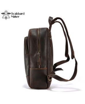 The Schooler Genuine Leather Backpack.