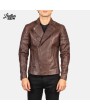 Brown Cowhide Leather Jacket