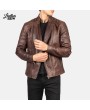 Brown Cowhide Leather Jacket