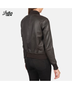 Brown Sheepskin Leather Jacket