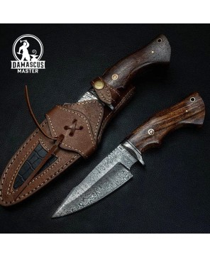 Handmade Damascus Hunting Knife