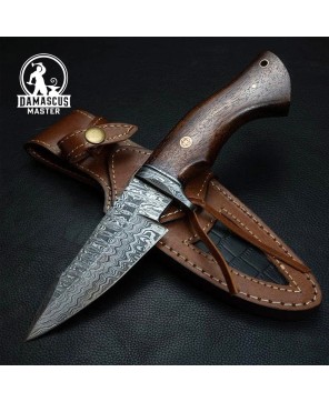 Handmade Damascus Hunting Knife